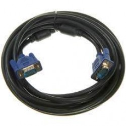5m VGA Cable Male to Male High Quality Double Shielded 15pin D-Sub Black